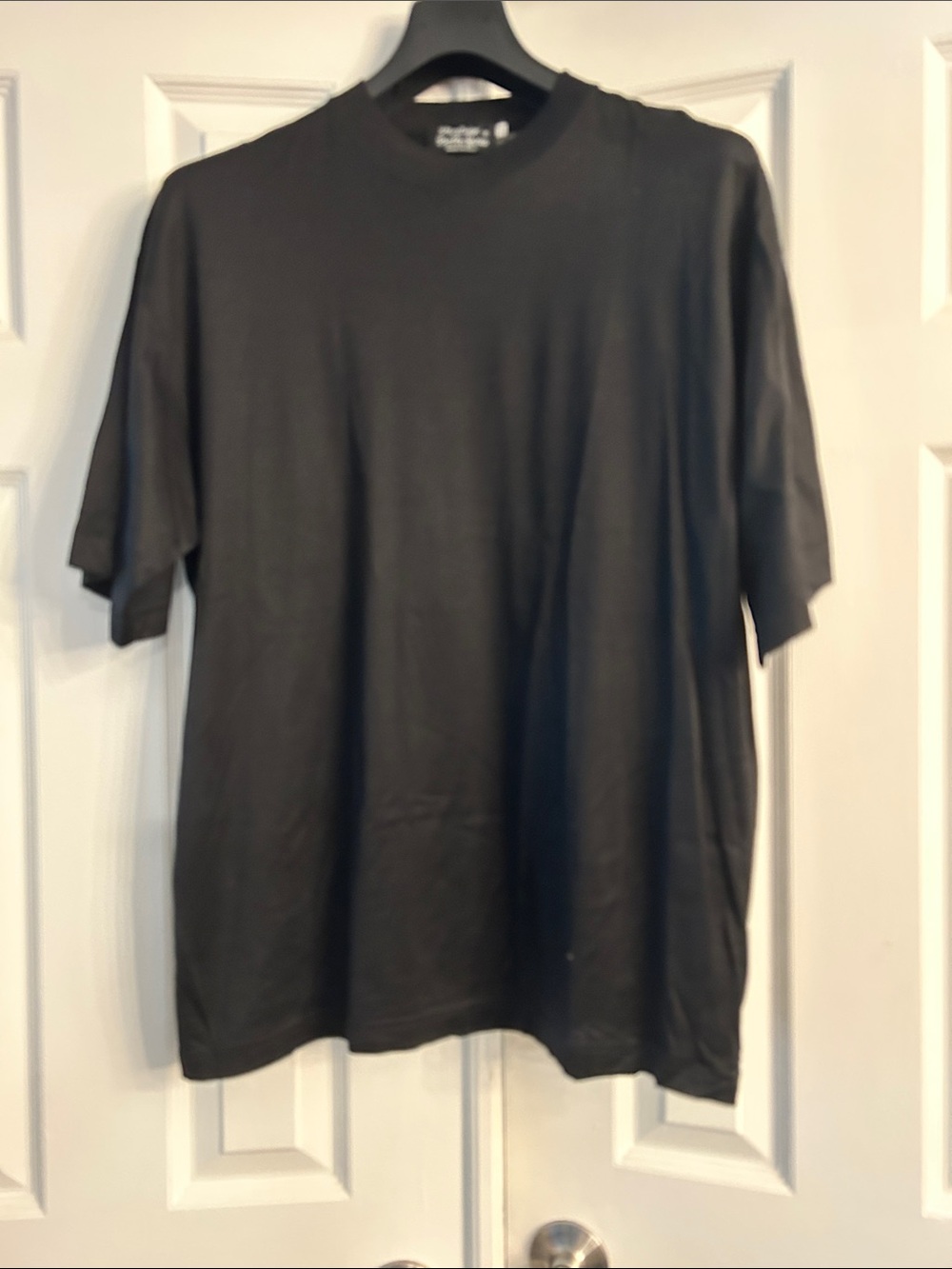 Men's Black Short Sleeve Crew Neck Tee - Soft Everyday Shirt